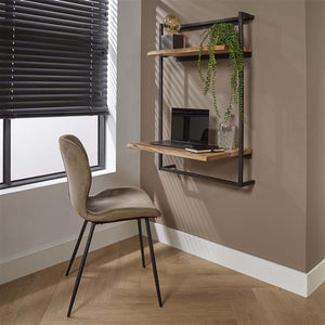Wand/hang bureau Air Solid / Massief acacia 65x45x100 cm
