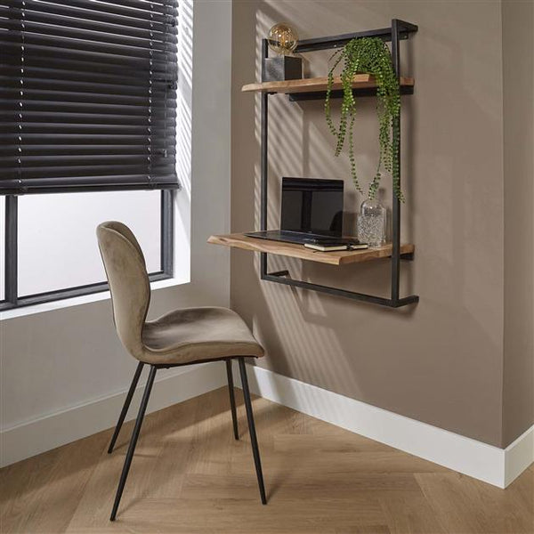 Wand/hang bureau Air Solid / Massief acacia 65x45x100 cm