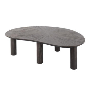 Salontafel 110 niervormig Maya teak / Teak rust brown