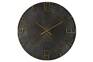 Wandklok Winton cijfers rond Zwart Ø80 cm