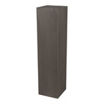 Bloemen/vazen zuilen Job vierkant grijs- 81 & 101 & 120.5 cm hoog (3 delige set)