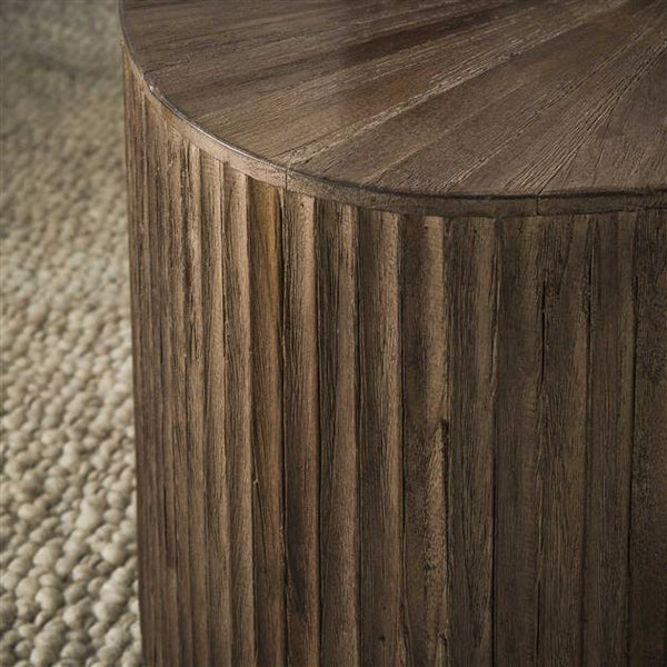 Salontafel set van 2 stuks XL driehoek Maya teak / Teak rust brown