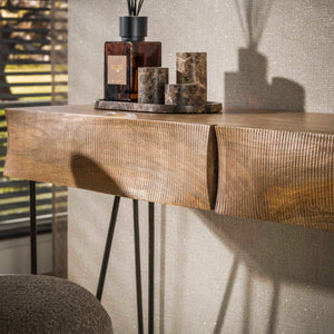 Hal-/kaptafel Ocean / Massief mango zand