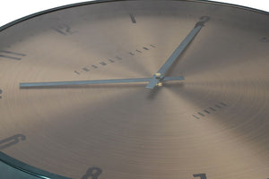 Thomas Kent wandklok "Jewel" rond goud/groen  - Ø53 CM