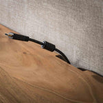 TV-meubel zwevend 2 deuren slide / Massief acacia naturel (Magazijn sale)