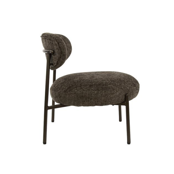 Fauteuil round   - Tissee cargo bruin