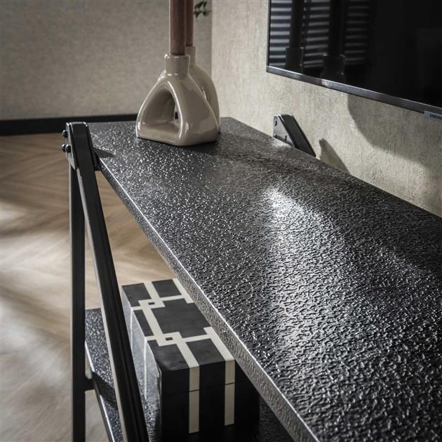 TV-meubel  Piega 140 cm industrieel / Grijs (Magazijn sale)