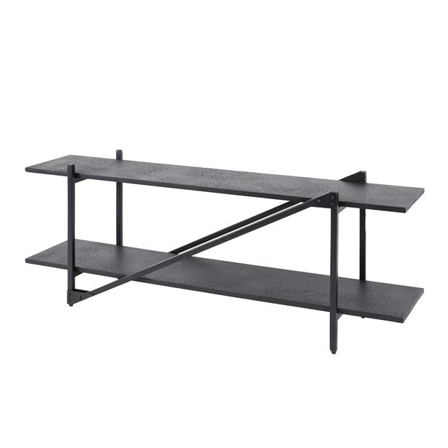 TV-meubel  Piega 140 cm industrieel / Grijs (Magazijn sale)