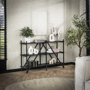 Wandrek 130cm 3 laags Piega / Grijs (Magazijn sale)