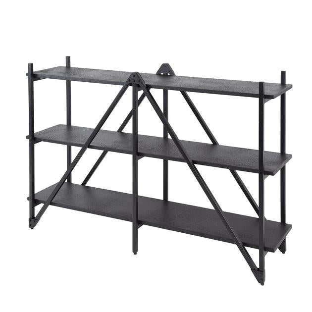 Wandrek 130cm 3 laags Piega / Grijs (Magazijn sale)