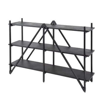 Wandrek 130cm 3 laags Piega / Grijs (Magazijn sale)