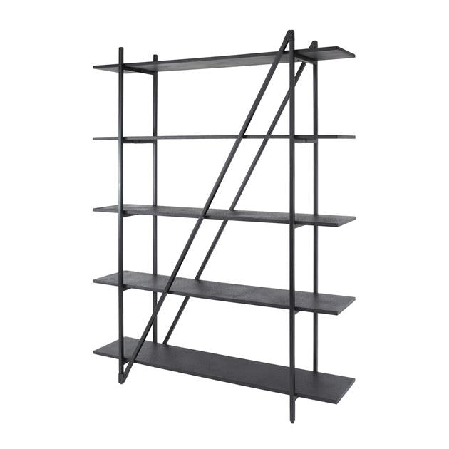 Wandrek 140cm 5 laags Piega / Grijs (Magazijn sale)