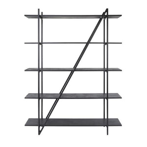 Wandrek 140cm 5 laags Piega / Grijs (Magazijn sale)