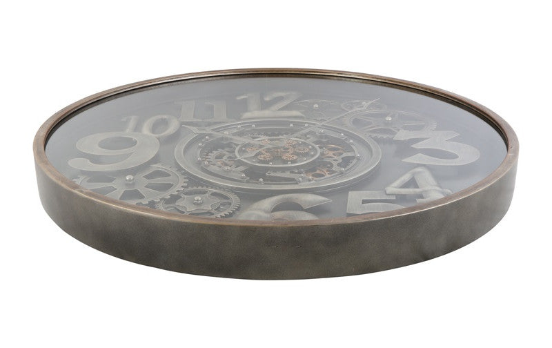 Grote radarklok Hora rond zwart/goud Countryfield XXL Ø100 cm (NIEUW)