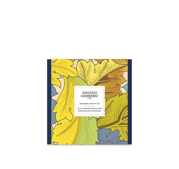 Ashleigh & Burwood Cadeauset  Geurlamp Little Treasure goud  + Moroccan Spice geurolie (NIEUW)
