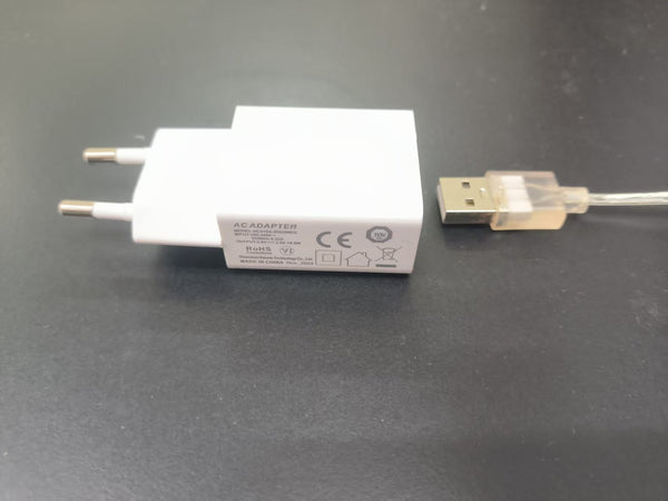 Glasschilderij met ledverlichting - Muis streetart 80x80 cm