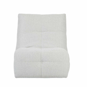 Relaxfauteuil Izzy handmatig & draaibaar met unieke schommelstand - Lichtgrijze stof