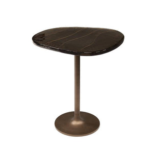 Bijzettafel Eclips maat M 55 cm hoog / Koper antiek finish