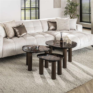 Salontafel S Eclips / Koper antiek finish (Magazijn sale)