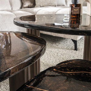 Salontafel S Eclips / Koper antiek finish (Magazijn sale)