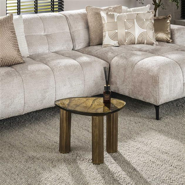 Salontafel S Eclips / Goud antiek finish (Magazijn sale)