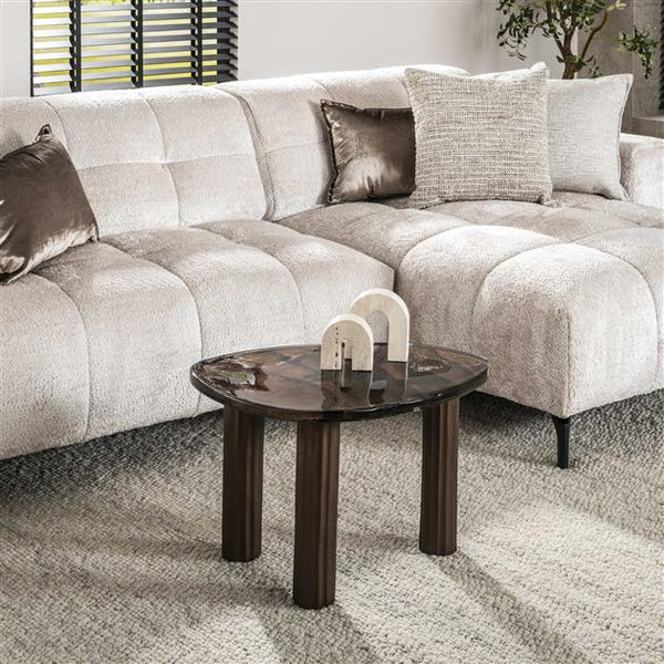 Salontafel M Eclips / Koper antiek finish (Magazijn sale)