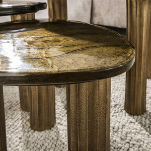 Salontafel M Eclips / Goud antiek finish (Magazijn sale)