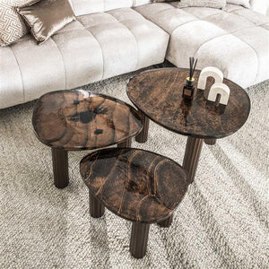 Salontafel L Eclips / Koper antiek finish (Magazijn sale)