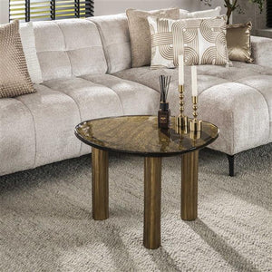 Salontafel L Eclips / Goud antiek finish (Magazijn sale)