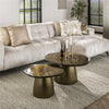 Salontafel set van 2 Eclips / Goud antiek finish