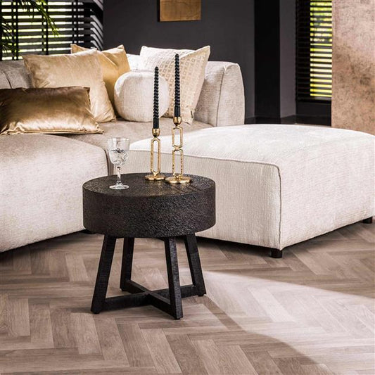 Salontafel 50 cm bulky ferro / Ferro metallic (Magazijn sale)