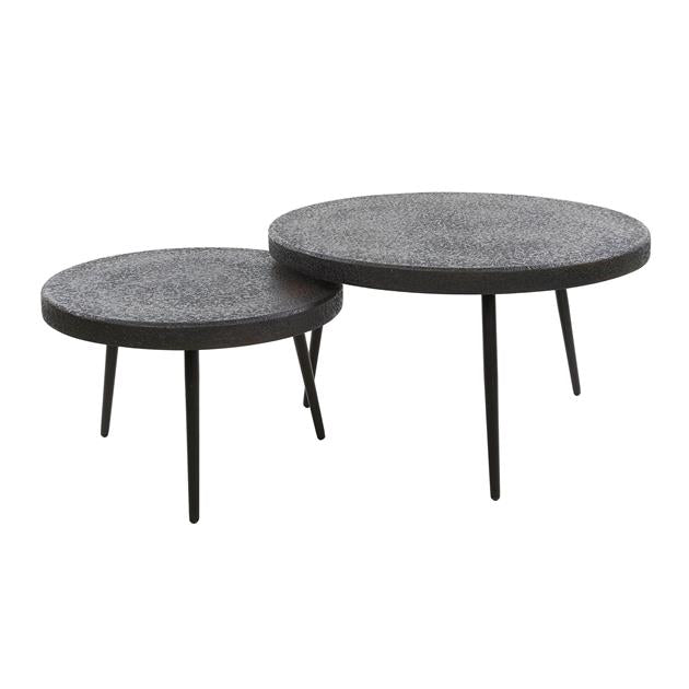 Salontafel set/2 bulky ferro / Ferro metallic (Magazijn sale)