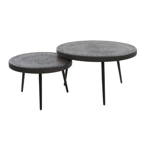 Salontafel set/2 bulky ferro / Ferro metallic (Magazijn sale)