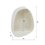 Wandschap stone druppel / Marmer composiet (Magazijn sale)