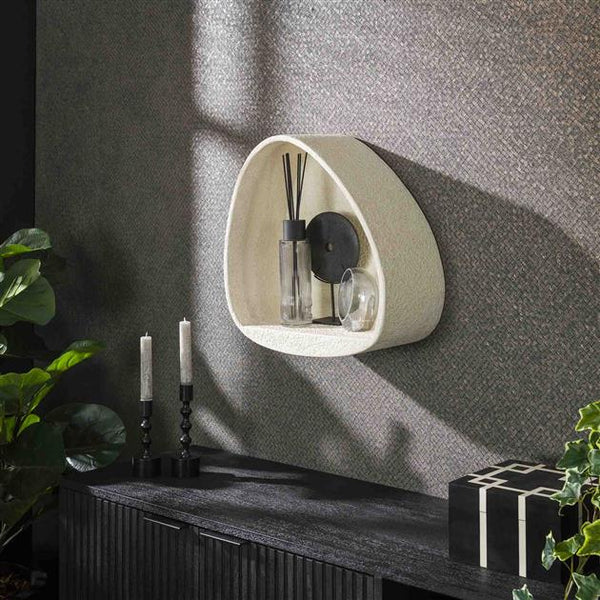 Wandschap stone driehoek / Marmer composiet (Magazijn sale)