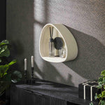 Wandschap stone driehoek / Marmer composiet (Magazijn sale)