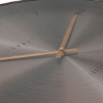 Thomas Kent wandklok "Jewel" rond brons/rood  - Ø53 CM