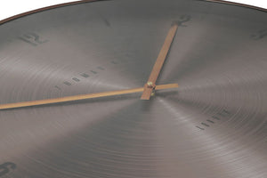 Thomas Kent wandklok "Jewel" rond brons/rood  - Ø53 CM