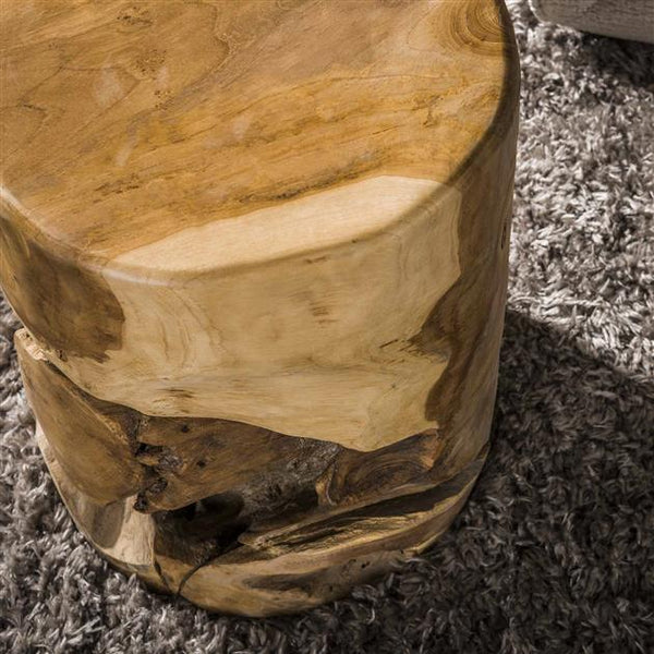 Bijzettafel natural line / Massief gerecycled teakhout (Magazijn sale)