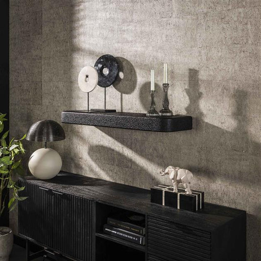 Wandplank 100cm metallic / Grijs (Magazijn sale)
