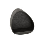 Wandschap metallic driehoek / Grijs (Magazijn sale)