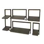 Wandschap set van 5 stuks Ferro / Brons antiek (Magazijn sale)