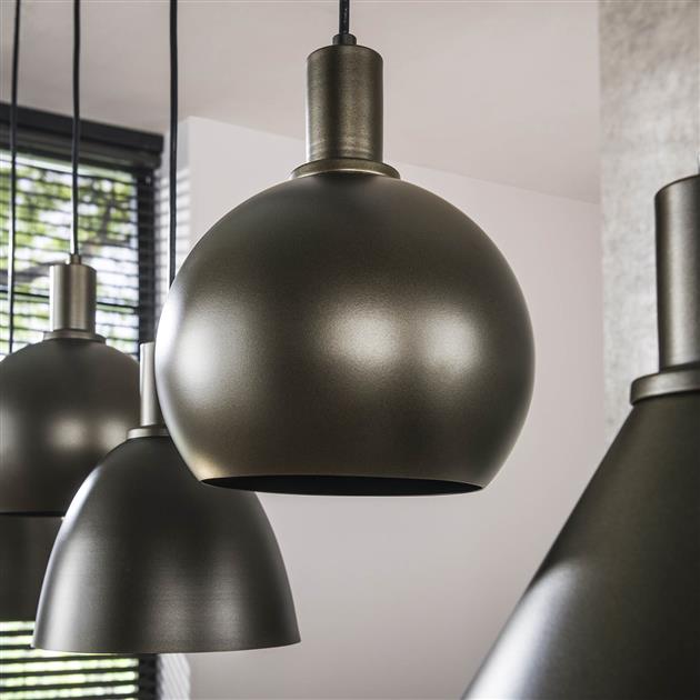Hanglamp Metallo 5-lichts / Sienna bruin (Magazijn sale)