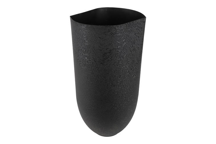 Bloempot Fajah zwart - 27.5x24.5x51.5 cm