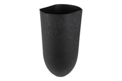 Bloempot Fajah zwart - 27.5x24.5x51.5 cm