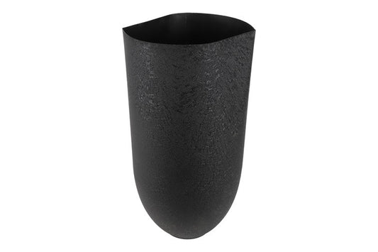 Bloempot Fajah zwart - 27.5x24.5x51.5 cm