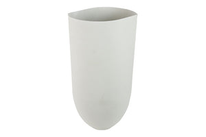 Bloempot Fajah wit - 27.5x24.5x51.5 cm