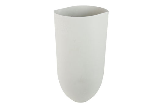 Bloempot Fajah wit - 27.5x24.5x51.5 cm