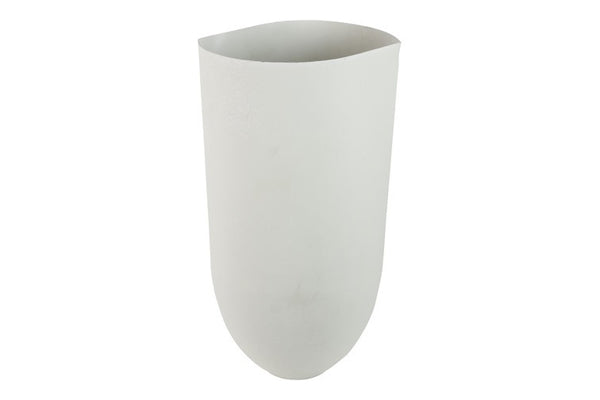 Bloempot Fajah wit - 27.5x24.5x51.5 cm