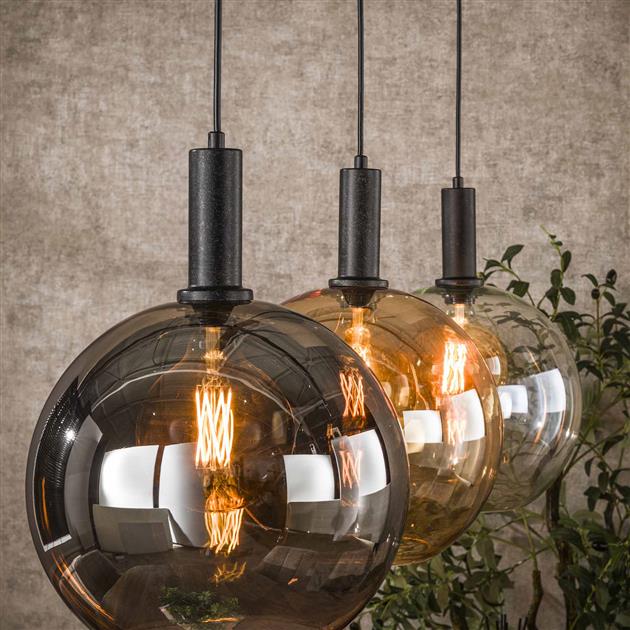 Hanglamp Sfera Tricolore 3-lichts / Artic zwart